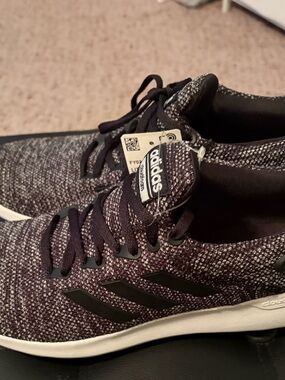 adidas Lite Racer BYD Men’s Knit Running Sneakers - Black & White NEW size 9